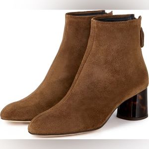 AGL Vetta Precious Bootie in Cognac- Tartaruga
